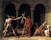 Jacques-Louis David Oath of the Horatii oil painting on canvas